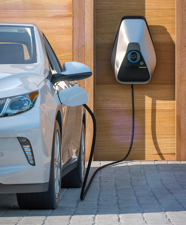 A high-quality electric vehicle EV charger installation completed in Center Valley, PA.